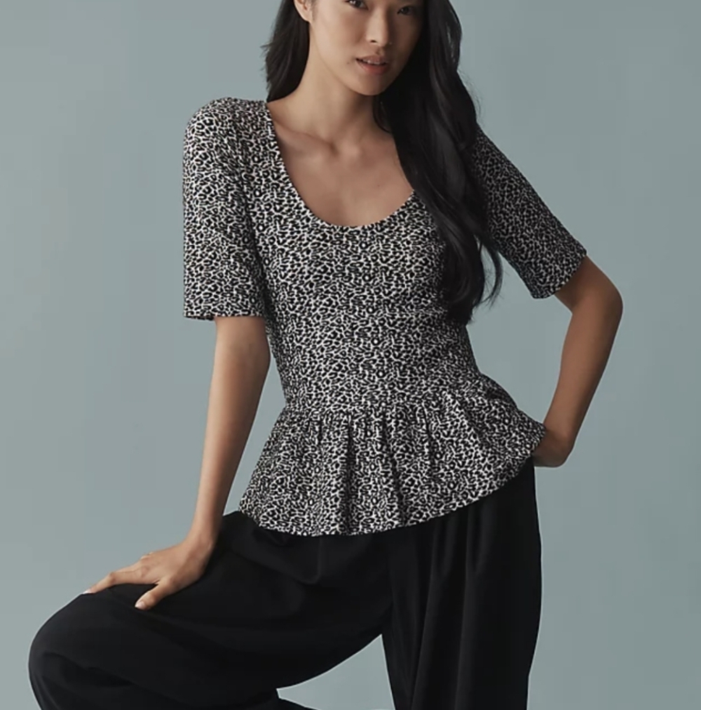 Anthropologie Top Maeve Peplum